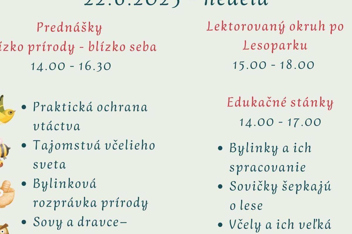 Deň ochrany prírody v Lesoparku