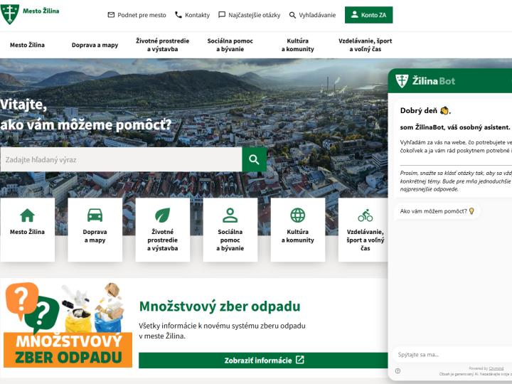 Tlačová správa: Radnica testuje možnosti využitia umelej inteligencie pri zlepšovaní dostupnosti a kvality služieb