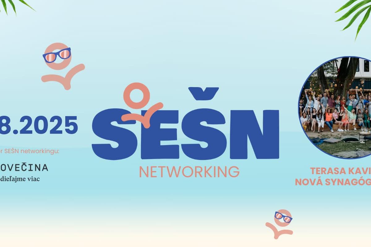 SEŠN networking pod holým nebom
