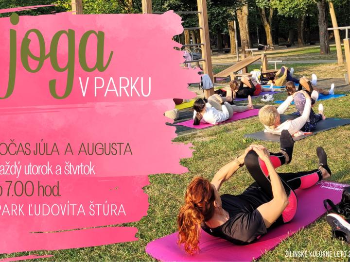 Ranná joga v parku