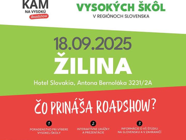 KAM NA VYSOKÚ - Roadshow Žilina 2025