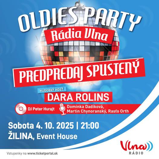Oldies párty Rádia Vlna s Darou Rolins