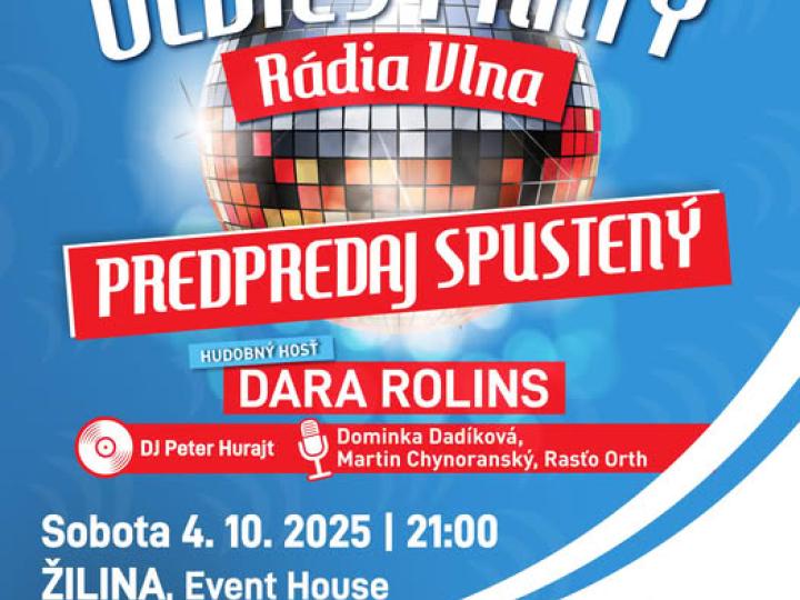 Oldies párty Rádia Vlna s Darou Rolins