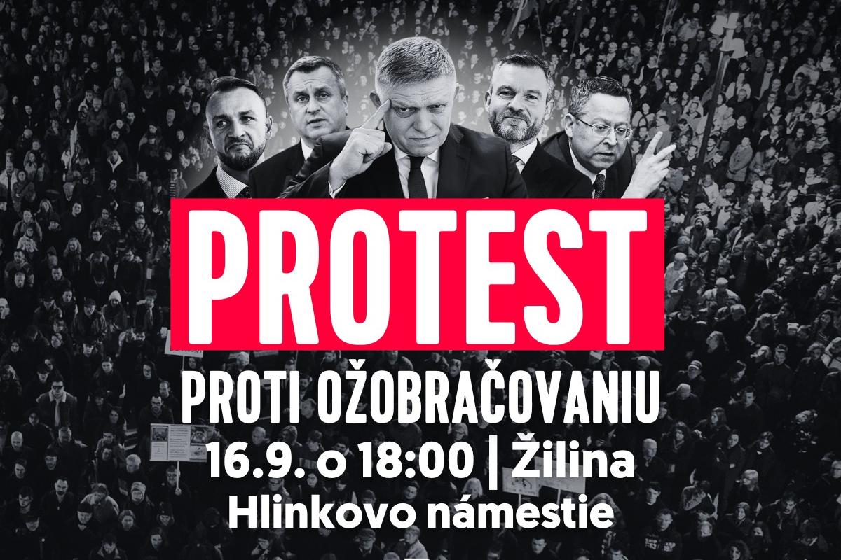 Protest proti ožobračovaniu I Žilina