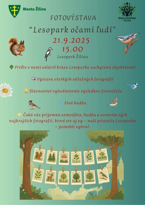 Fotovýstava „Lesopark očami ľudí 2025“