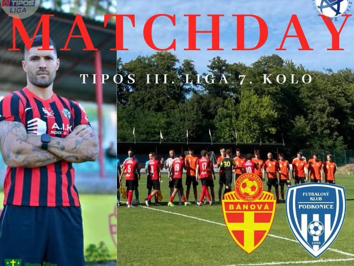 TIPOS III. liga: Bánová - Podkonice