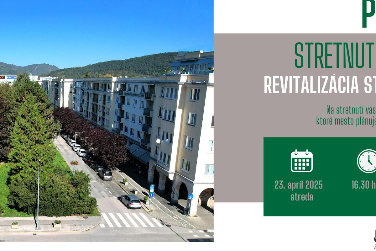 Stretnutie s občanmi k revitalizácii Starého Bulváru