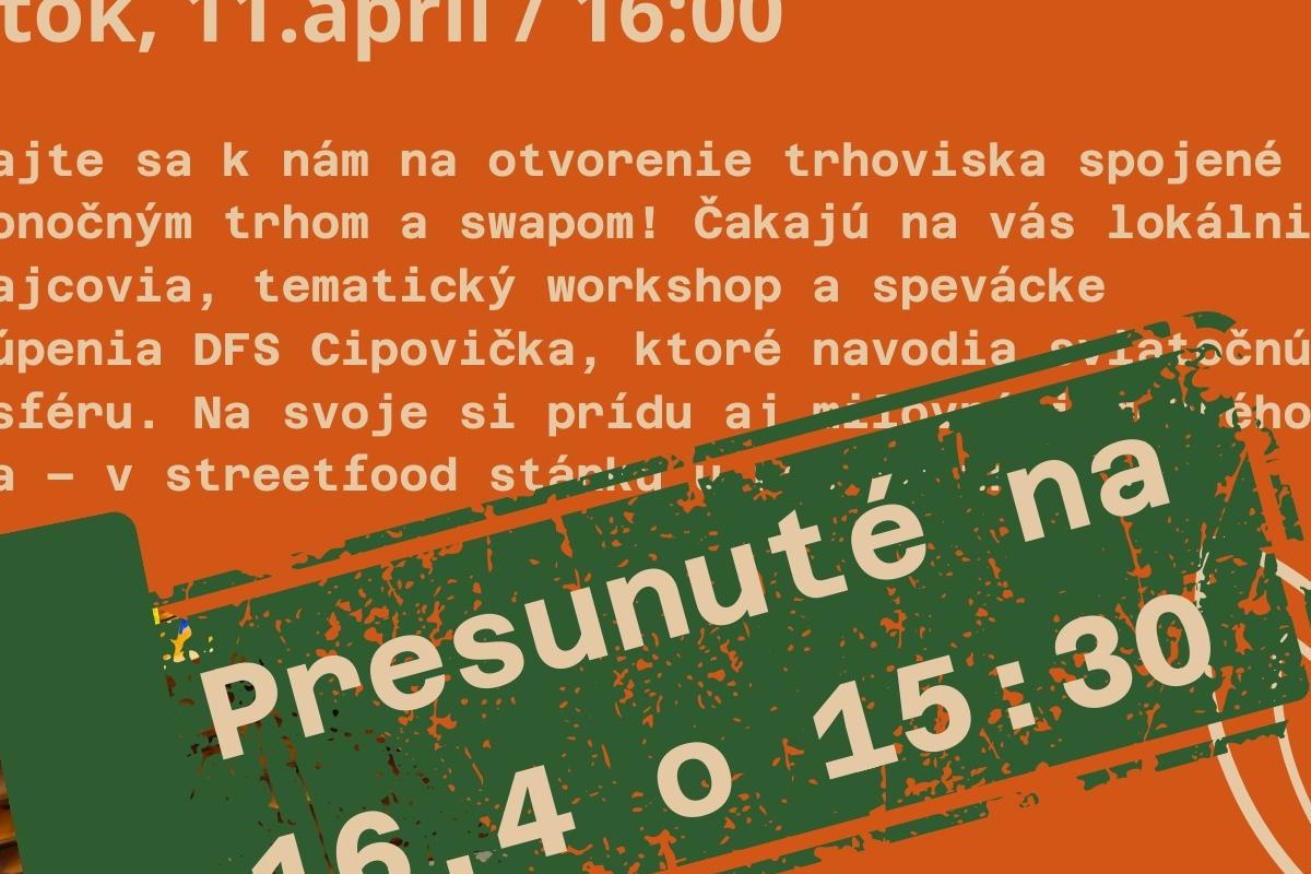 Veľkonočný trh a swap oblečenia