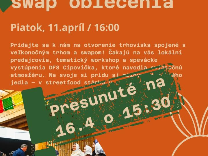 Veľkonočný trh a swap oblečenia