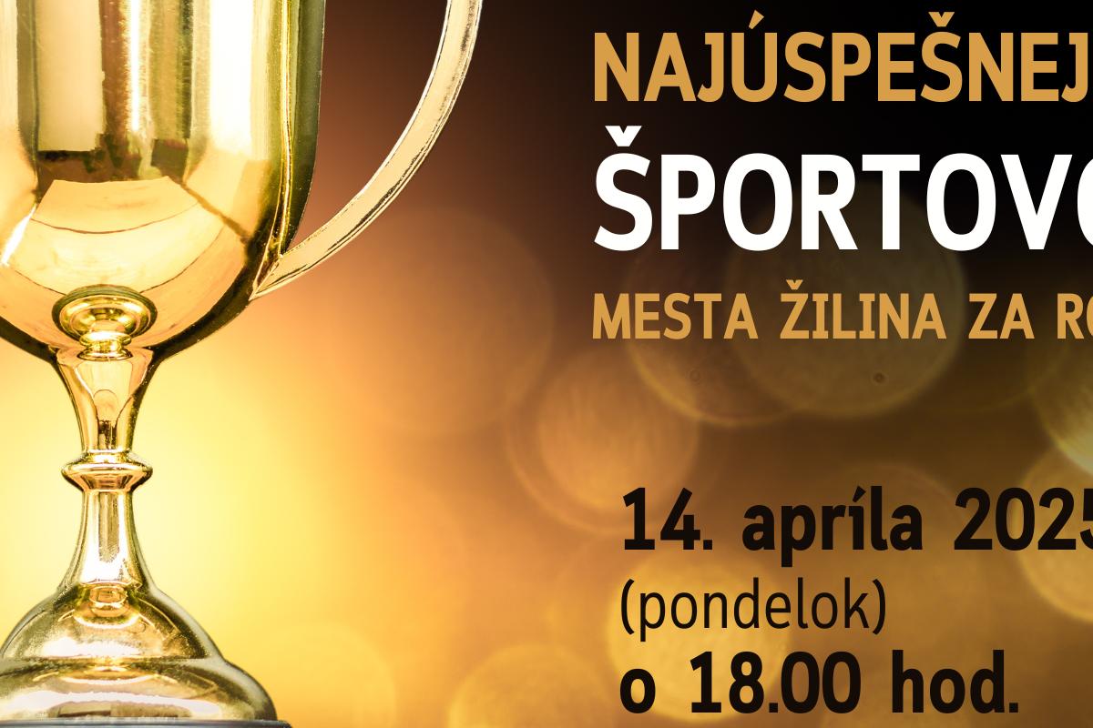 ŠPORTOVEC ROKA 2024 - vyhlásenie ankety