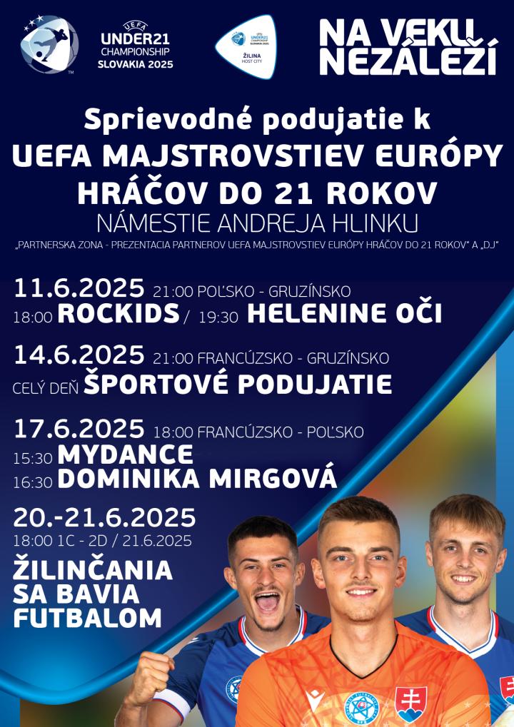 Futbalové ME U21 v Žiline - sprievodný program: ROCKIDS