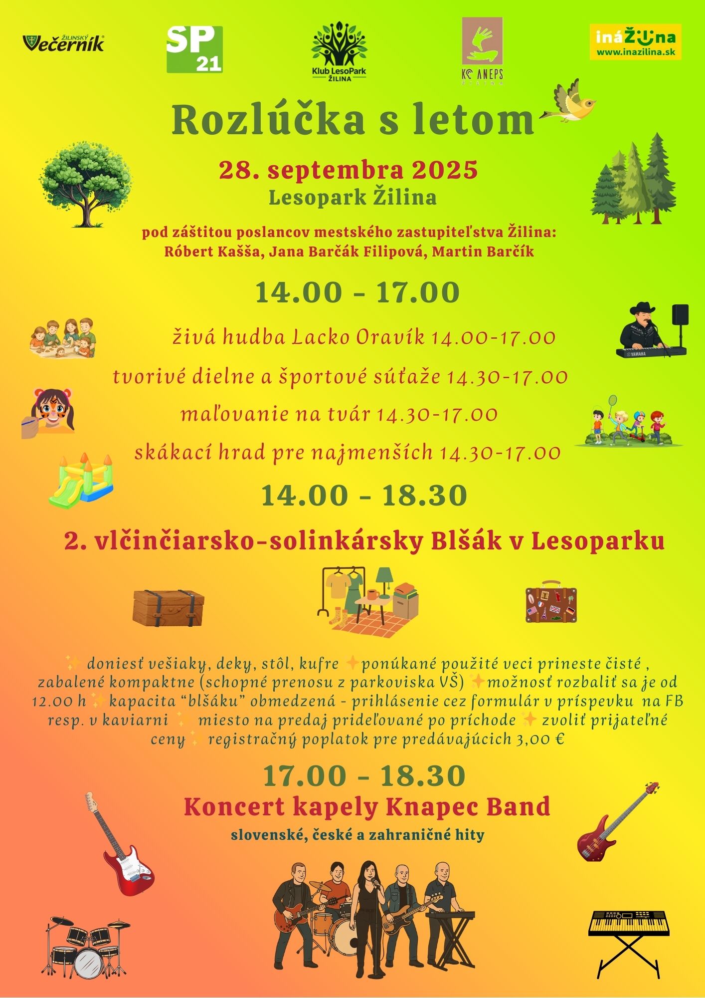 Rozlúčka s letom & II. vlčinčiarsko-solinkársky blšák v Lesoparku ✨🌿