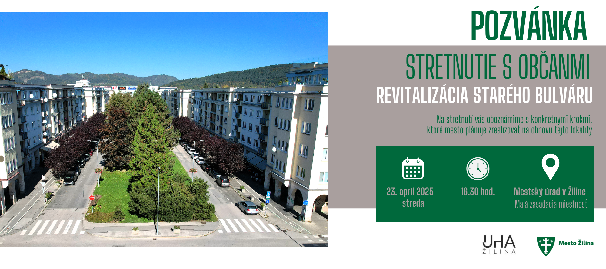 Stretnutie s občanmi k revitalizácii Starého Bulváru