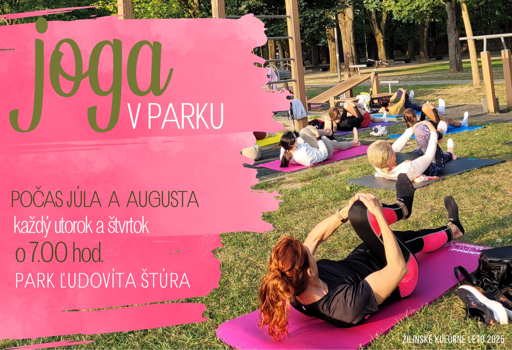 Ranná joga v parku