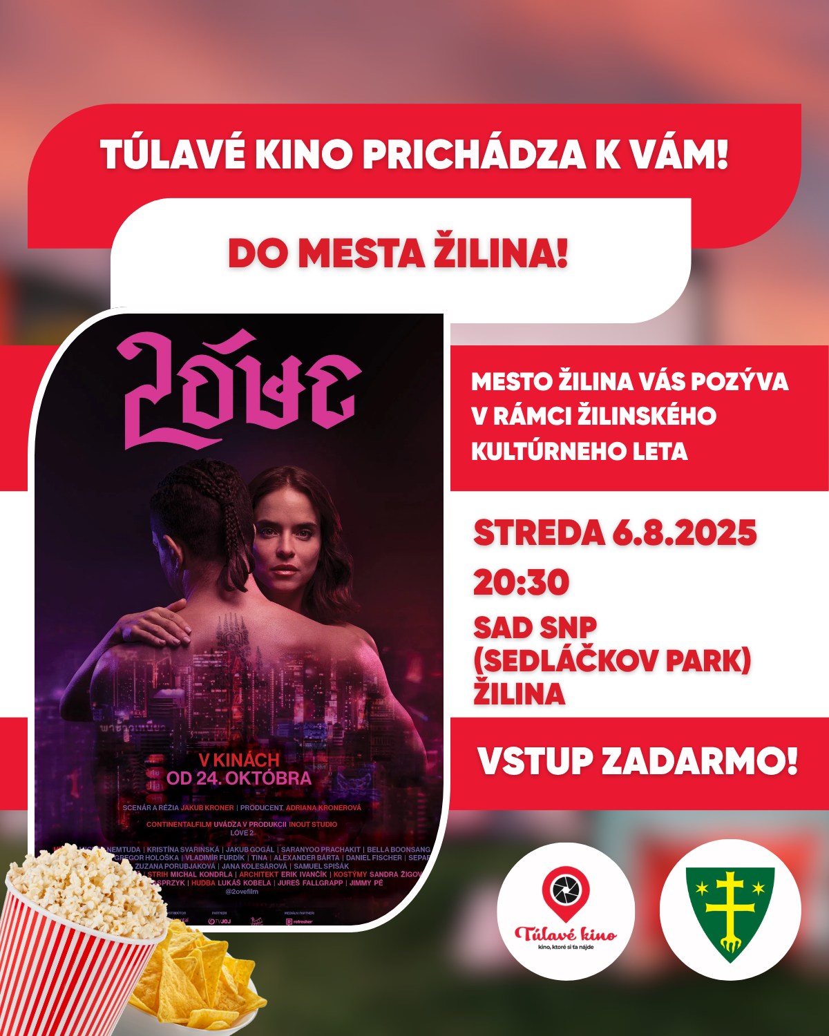 TÚLAVÉ KINO v Parku SNP: Lóve 2