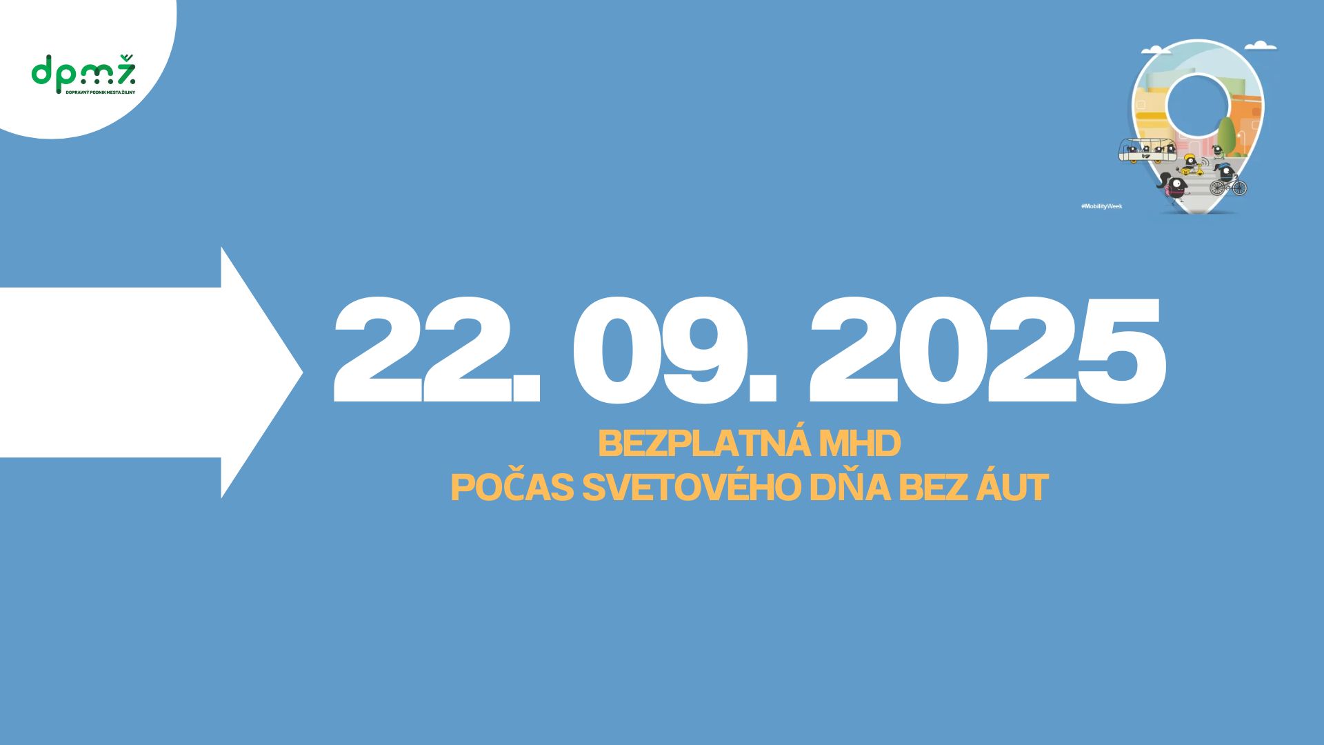 BEZPLATNÁ MHD POČAS SVETOVÉHO DŇA BEZ ÁUT