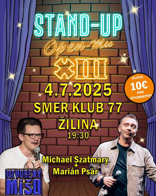 Stand-up Open-mic Michael Szatmary x Marián Psár