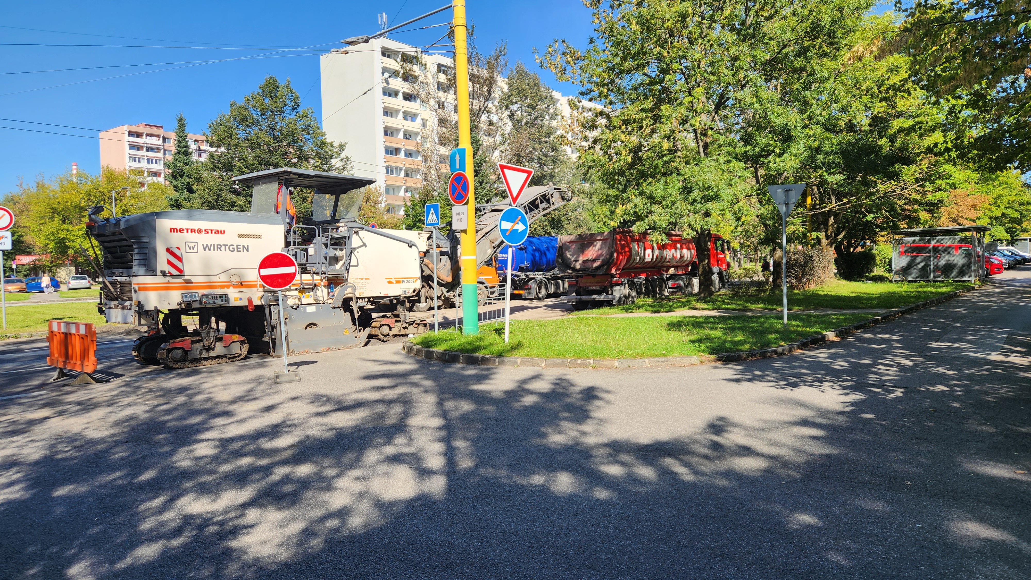 Matice slovenskej: asfaltovacie práce + uzávera cesty