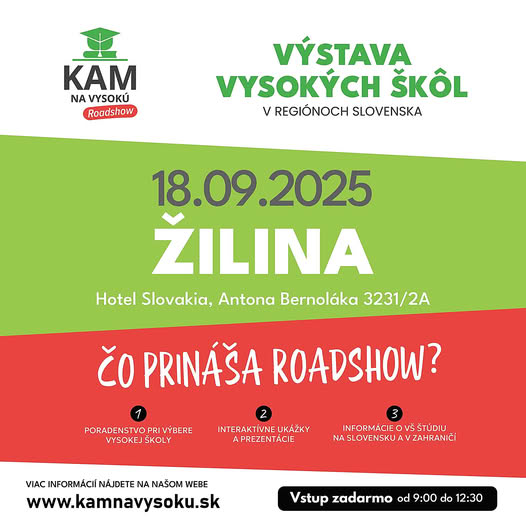 KAM NA VYSOKÚ - Roadshow Žilina 2025