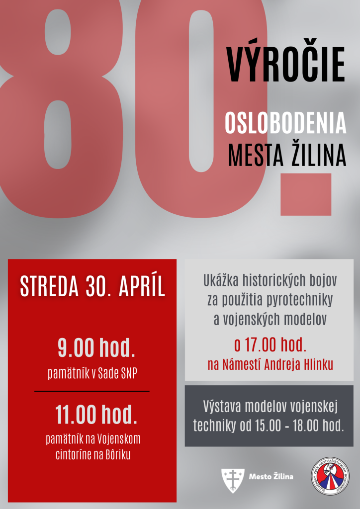 80. výročie Oslobodenia mesta Žilina