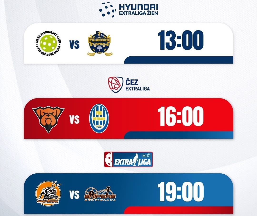 Florbalová extraliga mužov: Grasshoppers Žilina - Snipers Bratislava